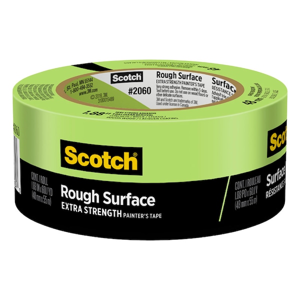 Scotch Masking Tape, 1.88" W x 2.17" L, Green 2060-48MP - main